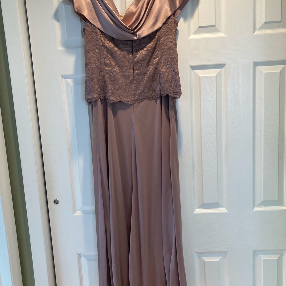 Taupe gown size 10